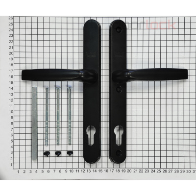 Ручка дверная dormakaba BREMEN, PZ92, чёрная RAL 9005
