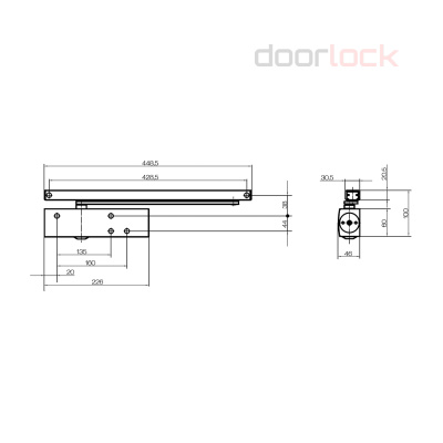Доводчик GEZE TS3000 EN