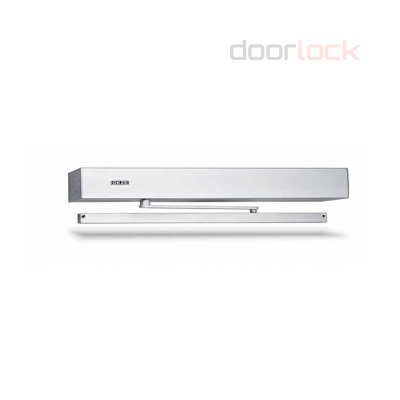 Привод распашной GEZE Powerturn F с роликовой тягой, серебристый