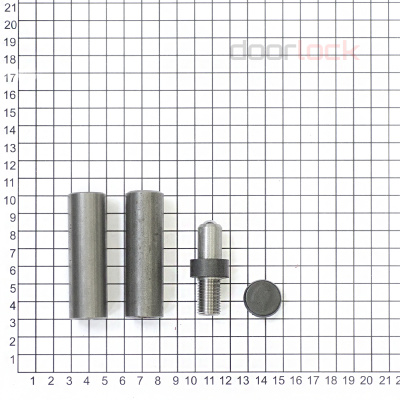 Дверная петля NF 129/2 регулируемая каплевидная, без покрытия