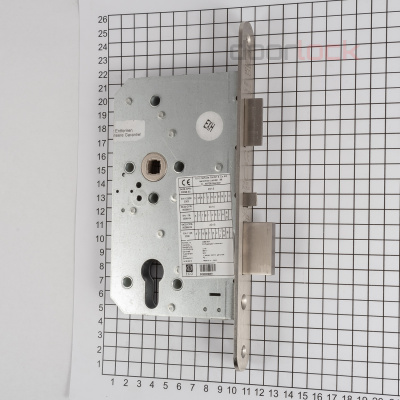 Замок дверной огнестойкий соленоидный ECO SCHULTE GBS 90F 03/08, антипаник,   нержавеющая сталь