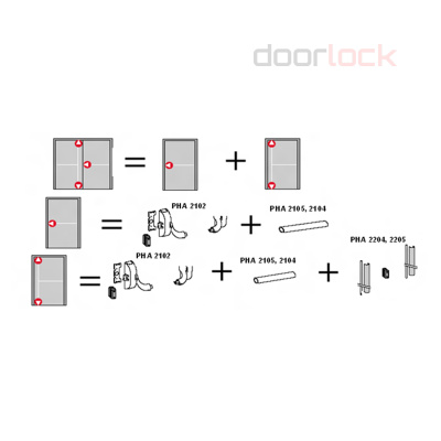 Внешняя нажимная ручка dormakaba PHT 3905