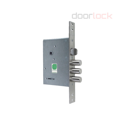 Замок дверной ГАРДИАН 30.11, сувальдный, длинный ключ, никелированный