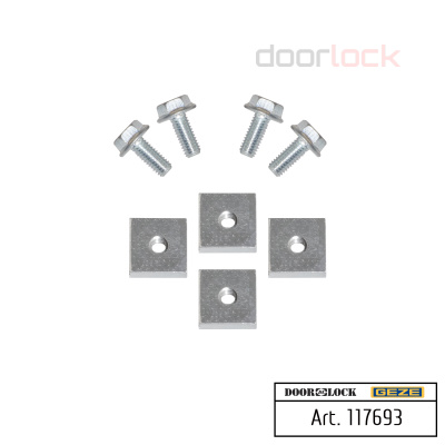 Комплект держателей профиля створки GEZE ECDRIVE (2 шт. на 1 створку)