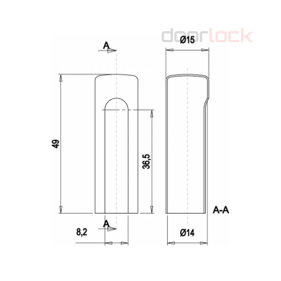 Колпачок для петли OTLAV 495/14
